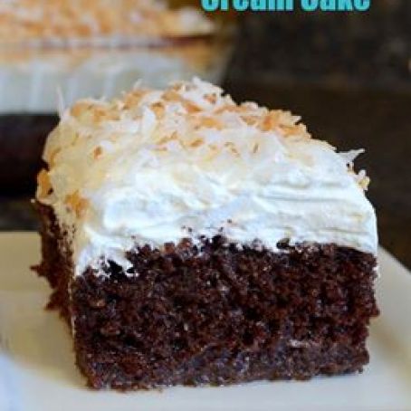 Chocolate Coconut Cream Cake