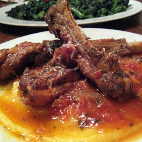 Polenta con le Spuntature di Maiale