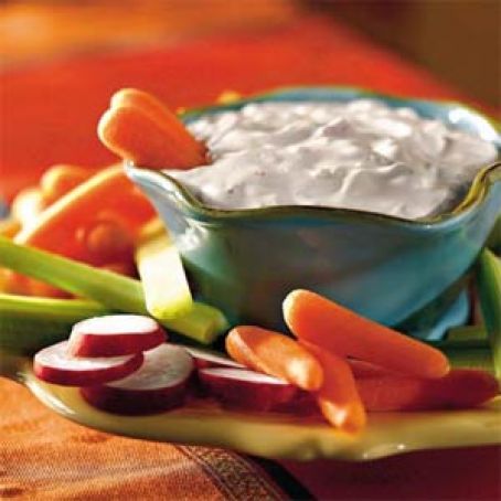 Quick Creamy Vegetable Dip