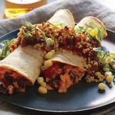 BLACK BEAN SWEET POTATO BURRITOS