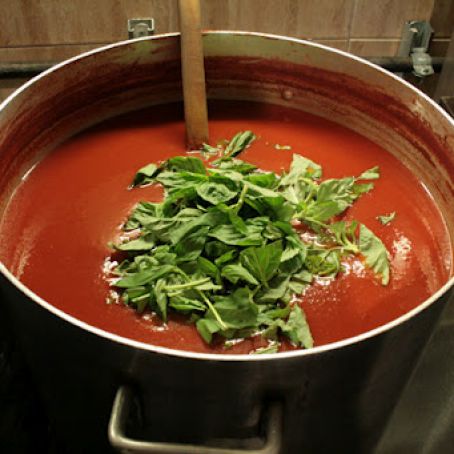Franco Gattuso's Tomato Passata Conserve Recipe