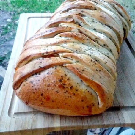 Braided Spaghetti Bread