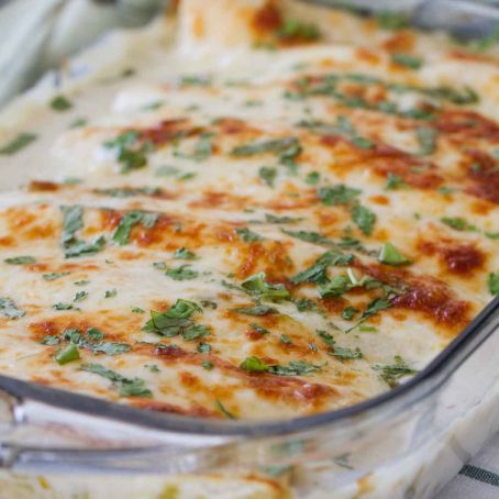 White Chicken Enchiladas