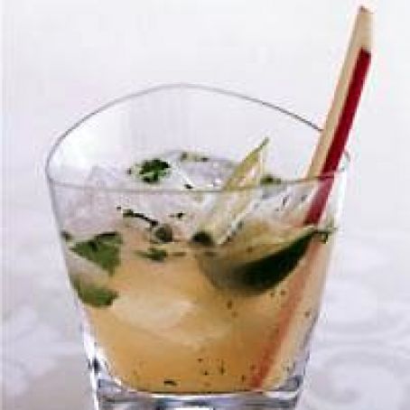 Rhubarb Mojito