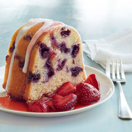 Blueberry Buttermilk Bundt Cake