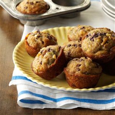 Zucchini-Chocolate Chip Muffins Recipe