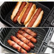 Air Fryer Hot Dogs