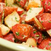 Air Fryer Garlic Parmesan Roasted Potatoes