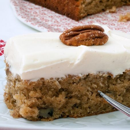 Apple Cake with Maple Frosting