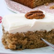 Apple Cake with Maple Frosting