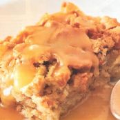 Apple Cake with Buttery Caramel Sauce