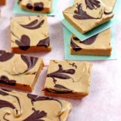 Peanut-Butter Tiger Bark Bars