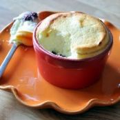 Lemon Blackberry Souffles