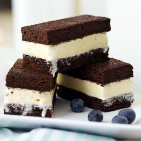 Brownie Ice Cream Sandwiches Recipe