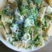 Deconstructed Lasagna with Peas and Herbed Ricotta