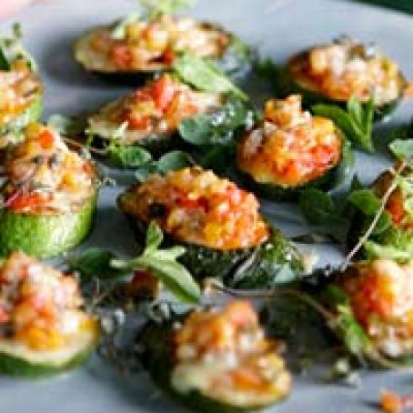 Zucchini-and-Pepper Gratin with Herbs and Cheese