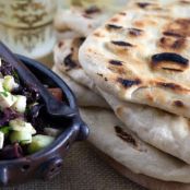 Grilled Bread with Mediterranean Chopped Salad