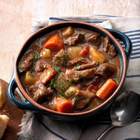 Beef Stew in Slow Cooker