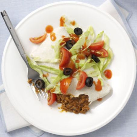 Beef and Bean Burritos Recipe