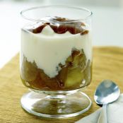 Homemade Yogurt With Apple Compote