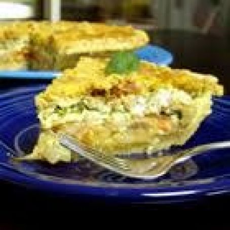 Tomato and Basil Quiche