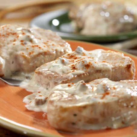 Creamy Ranch Pork Chops and Rice