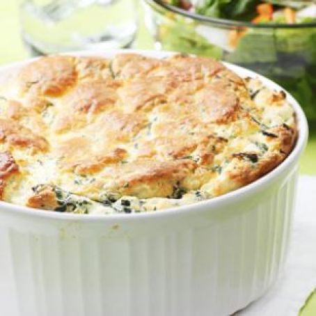 Spinach & Feta Soufflé