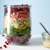 Beets and Brussels Sprouts Salad-in-a-Jar