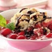 Chocolate Chip-Cherry Cobbler