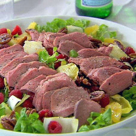 Warm duck salad