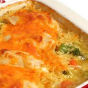 CHICKEN, RICE & VEGETABLE CASSEROLE