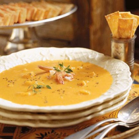 Shrimp Bisque with Bourbon