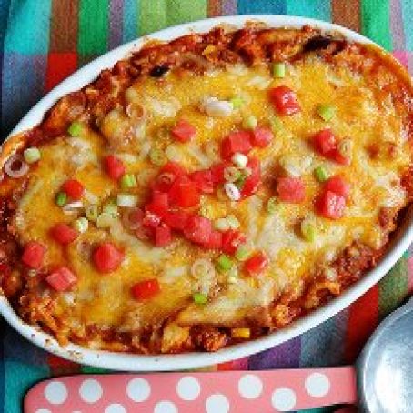 Chicken Tostada Casserole