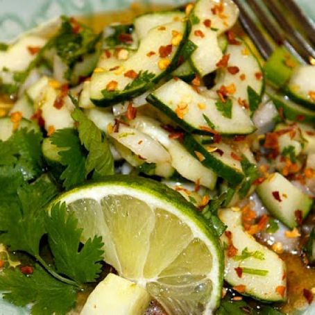 Spicey Thai Cucumber Salad