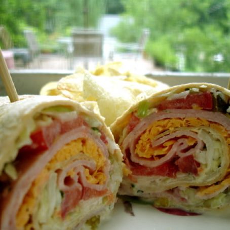 Crunchy Ham Wrap
