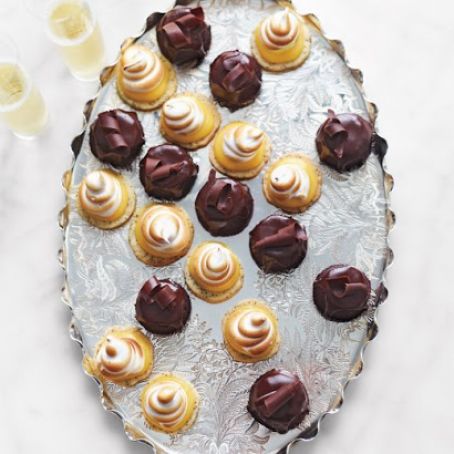 Mini Chocolate Cakes with Dark-Chocolate Ganache