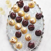 Mini Chocolate Cakes with Dark-Chocolate Ganache