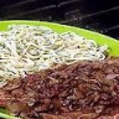 Veal Marsala with Egg Fettuccini