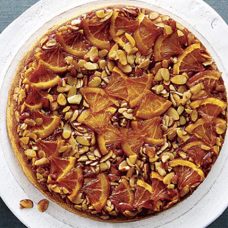 Orange-Almond Upside-Down Cake