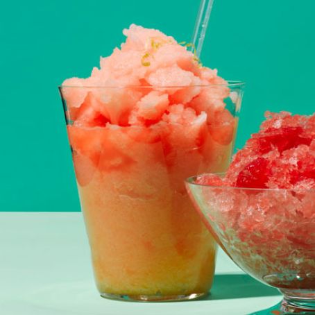 Cantaloupe-and-Lime Slushy