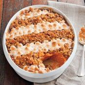 Cornflake, Pecan, Marshmallow Topped Sweet Potato Casserole