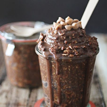 Brownie Batter Overnight Oats