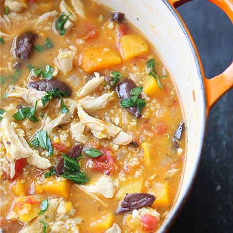 Chicken Stew with Butternut Squash