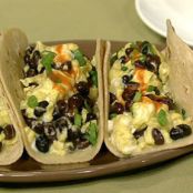 Mario Batali's Black Bean and Egg Tacos