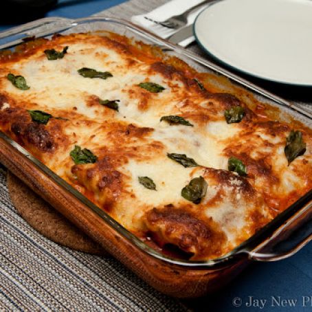 Four Cheese and Spinach Lasagna