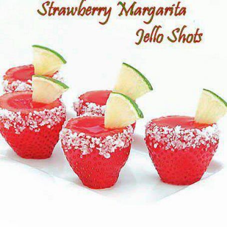 Strawberry Margarita Jell-O Shooters, from Seven Sisters Spirits Liquor Store Facebook Page