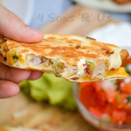 Shrimp & Bacon Quesadillas
