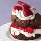 Chocolate-Strawberry Shortcakes