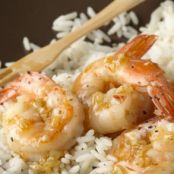 Plumped Ginger Caramel Shrimp