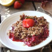 Strawberry Lemon Crisp